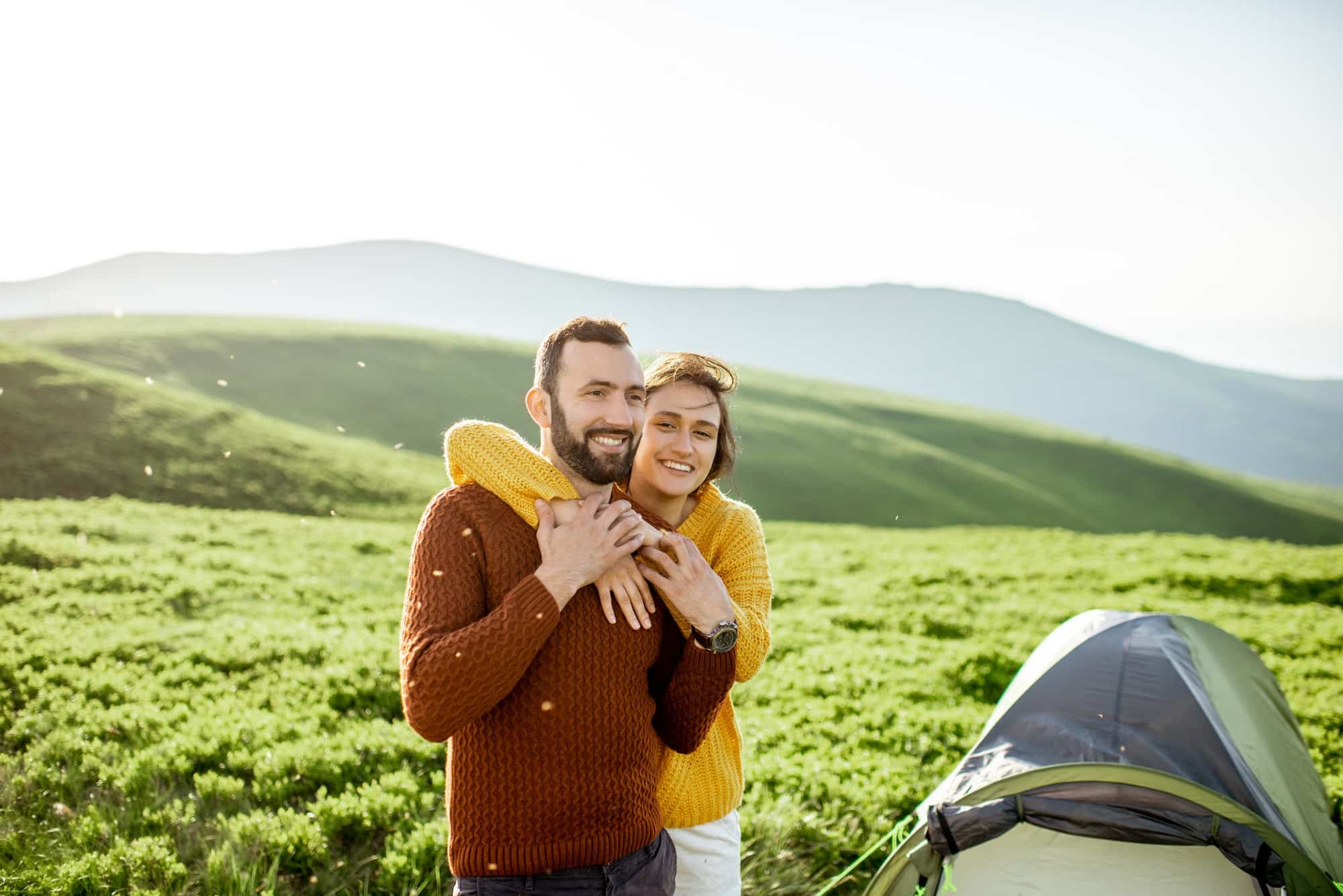 Couple in the mountains